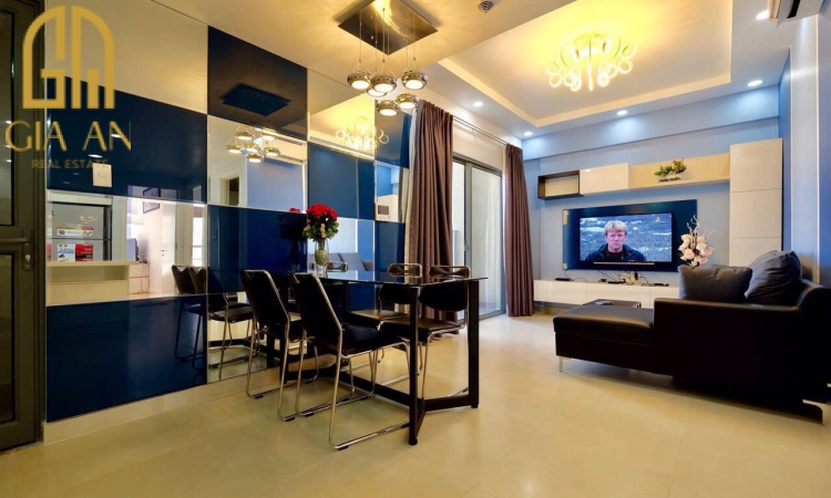Cho thuê Masteri Thảo Điền 2pn đầy đủ nội thất, view sông 