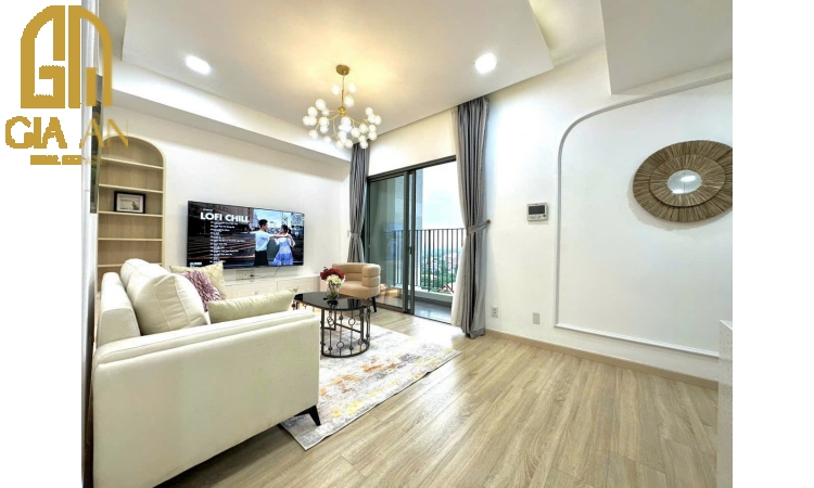 Bán Masteri Thảo Điền 2 phòng ngủ lầu cao toà T2 đủ nội thất view sông – L81